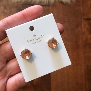 Rose gold Kate spade studs!